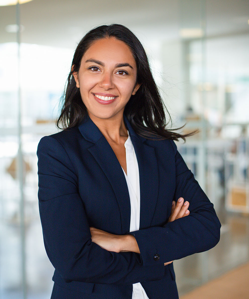 Confident businesswoman