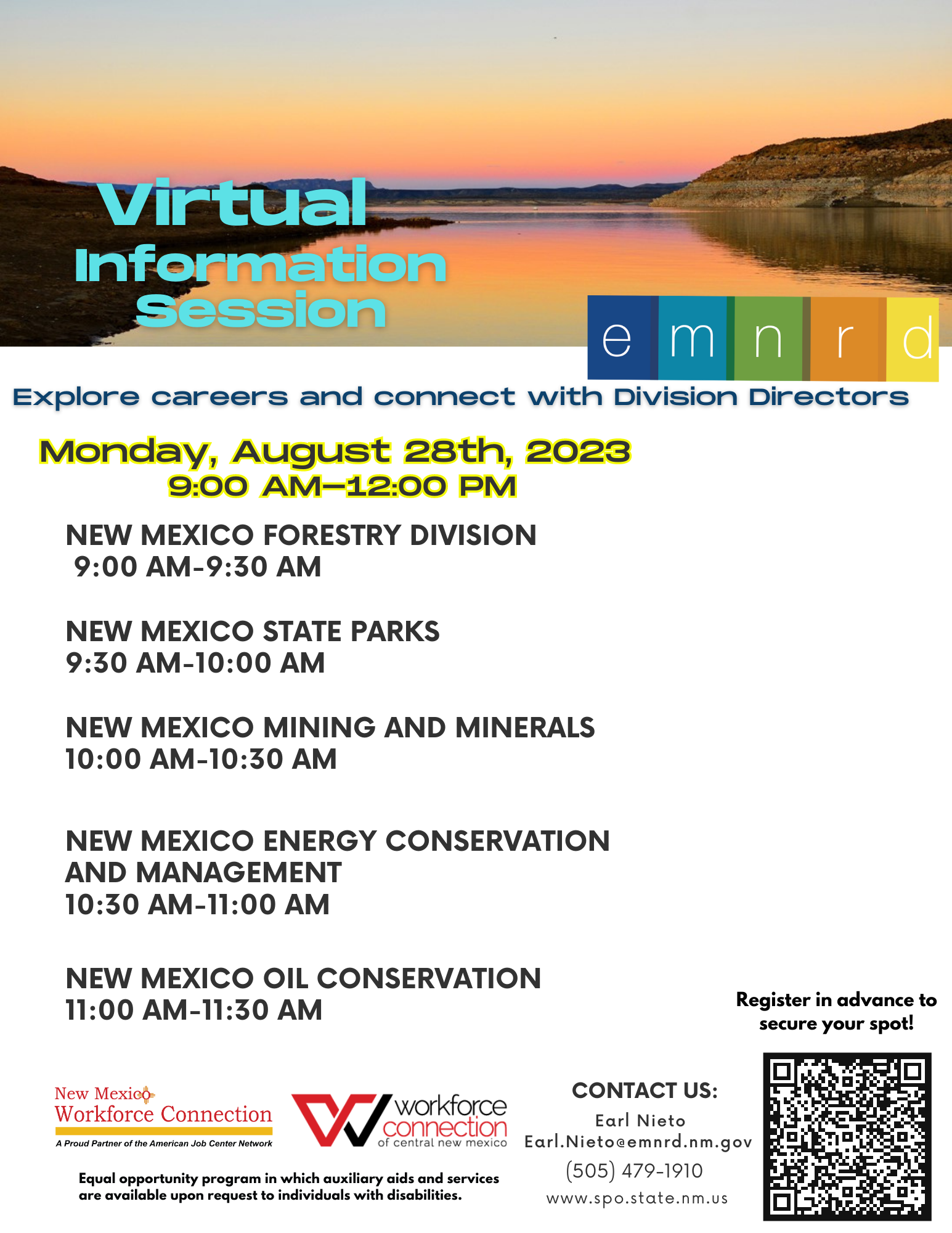 Emnrd Virtual Information Session Workforce Connection Of Central New