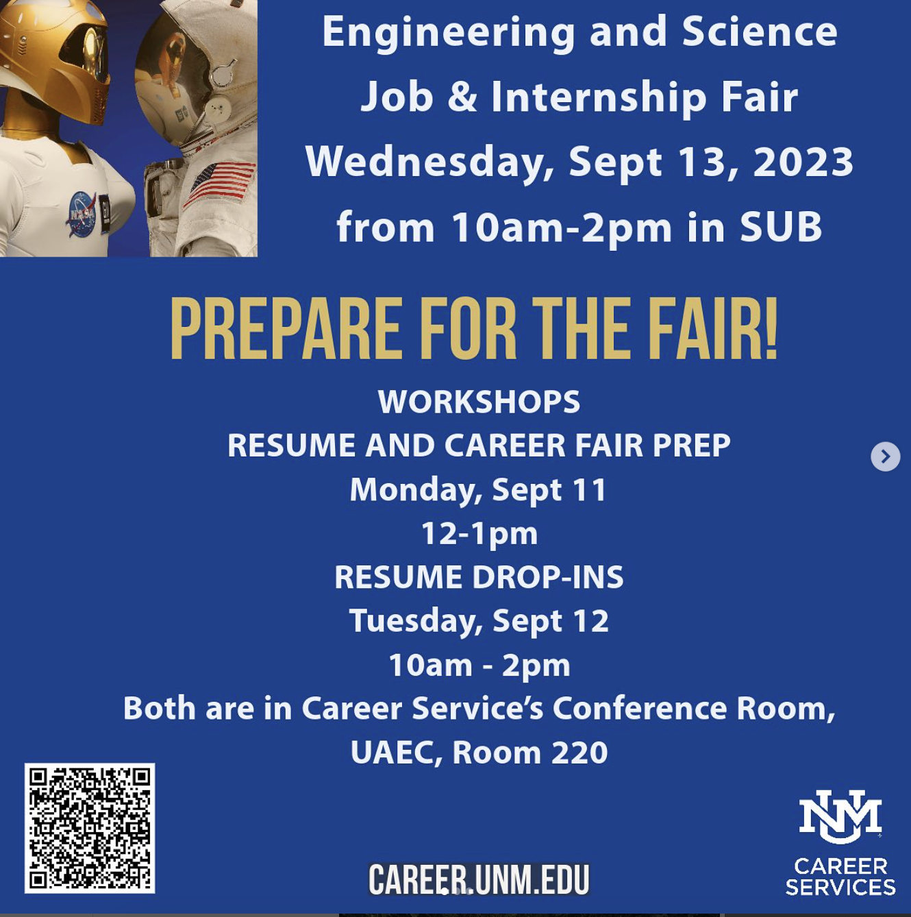 UNM Career Services Fair