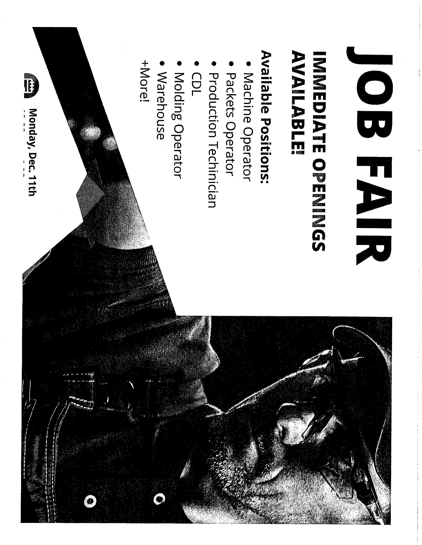 Job Fair flyer