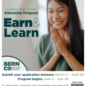Summer High School Internship Program flyer
