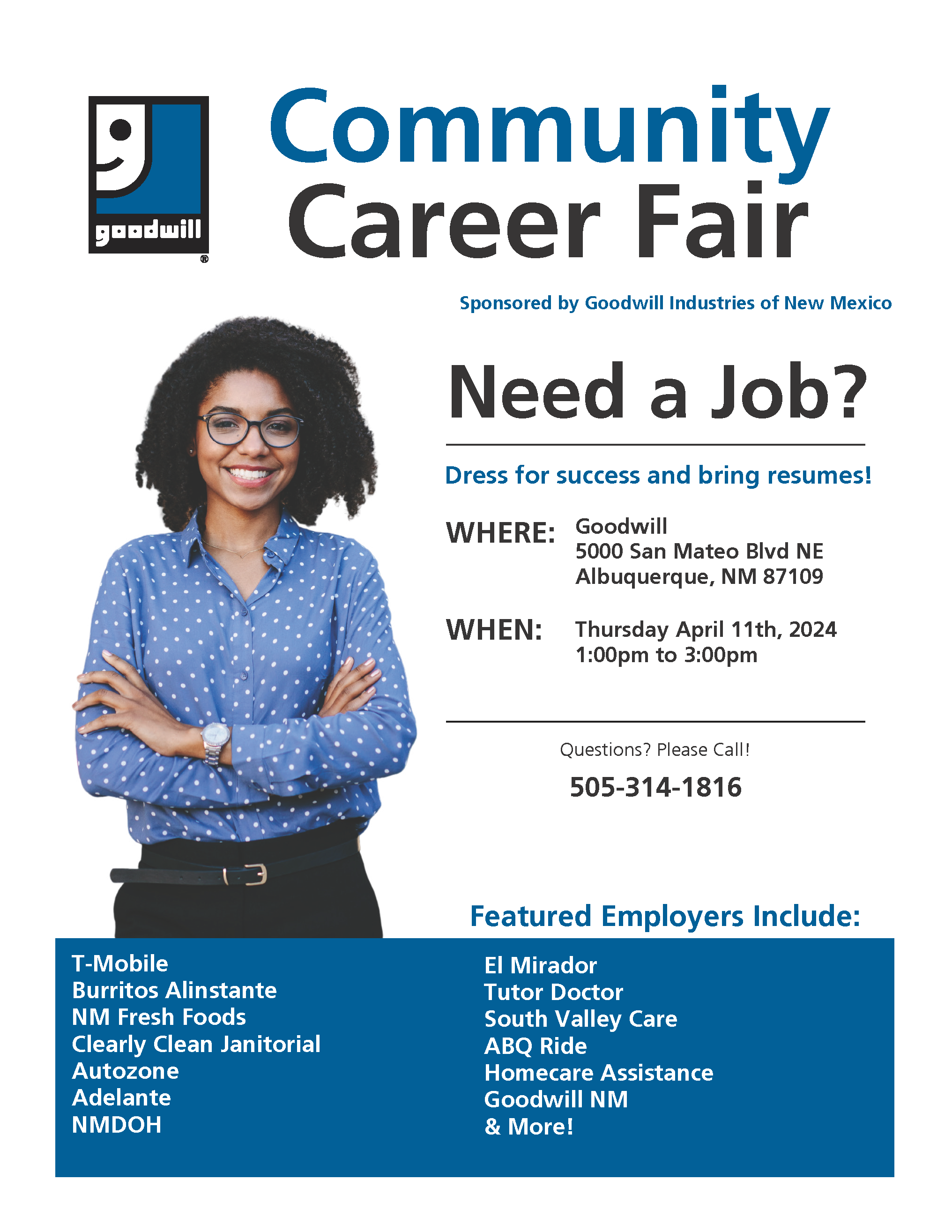 Community Career Fair flyer
