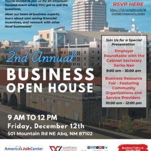 Business Open House Flyer