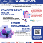 Flyer For Career Readiness Workshops on Fridays
