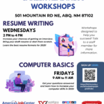 Career Readiness Workshops Flyer
