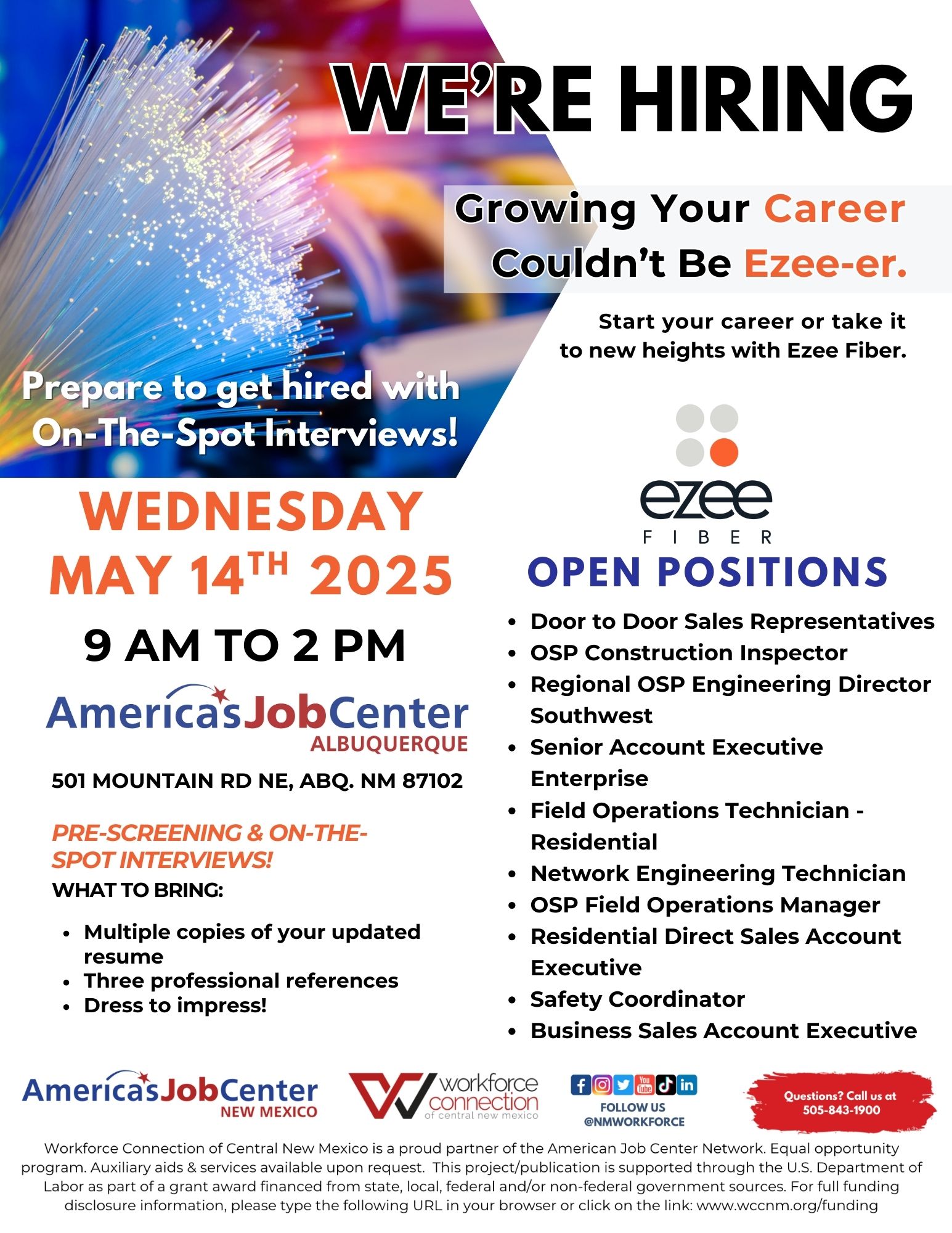 eezee Fiber Hiring Event