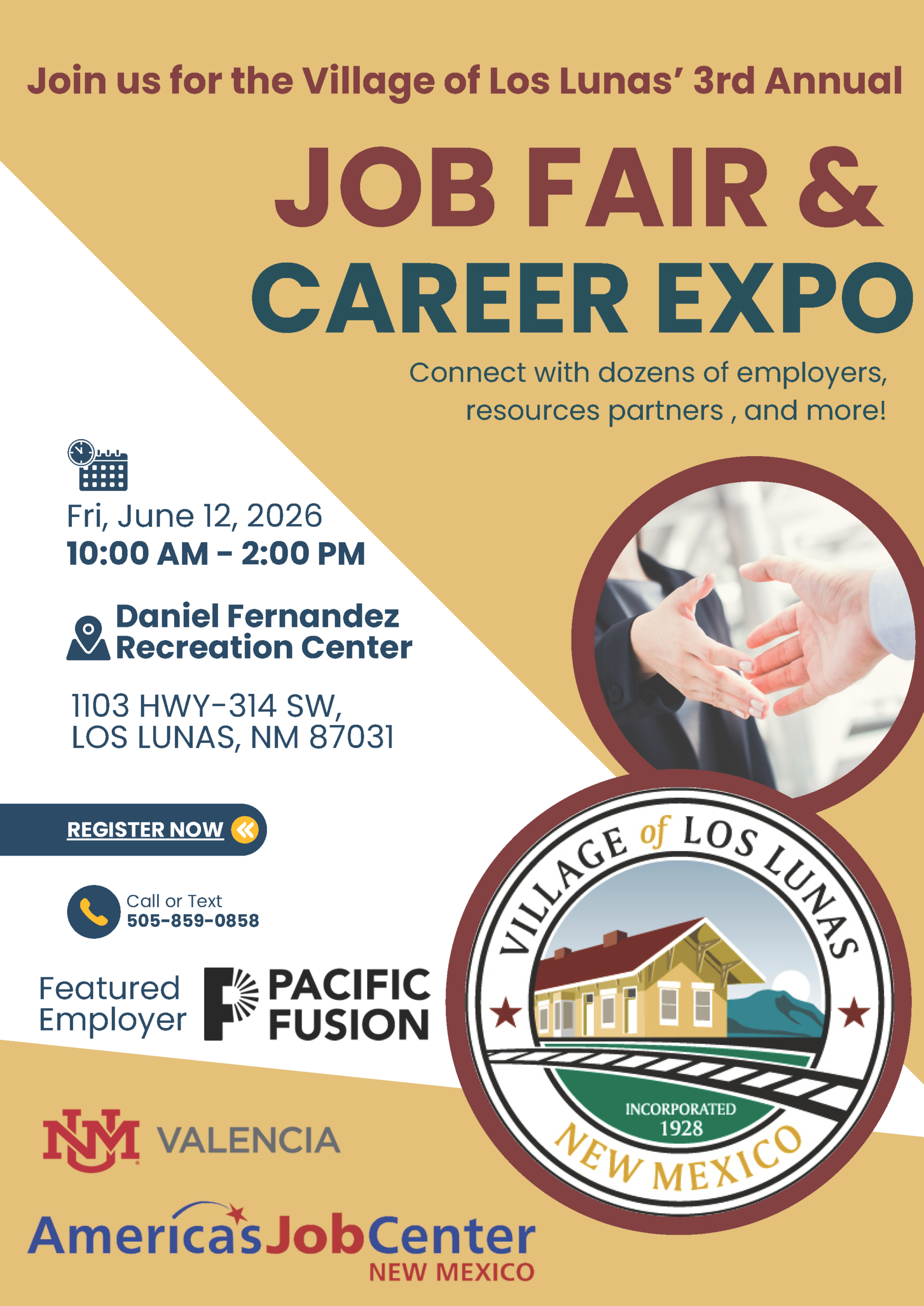 Flyer For Job Fair & Career Expo on June 12th.